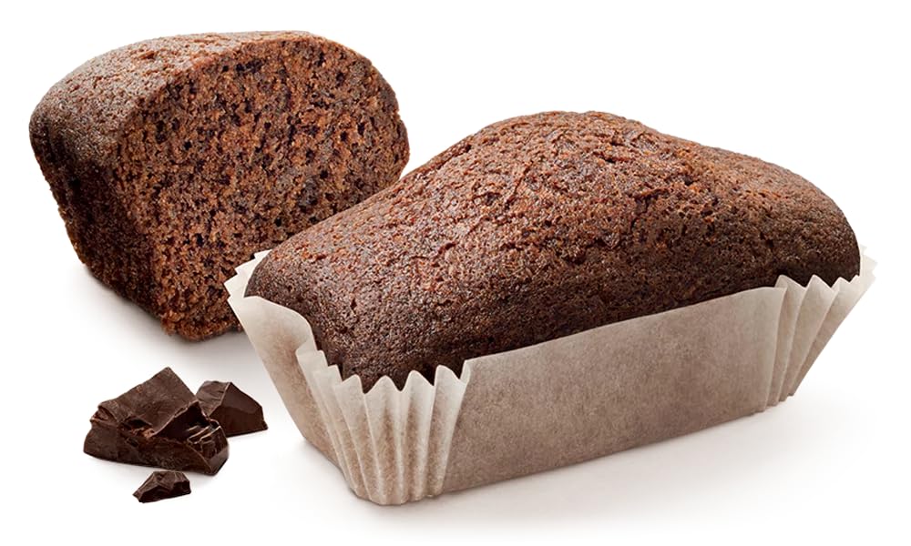4X Bauli Plumcake con Cioccolato Senza Glutine (Gluten Free) 4 Monoporzioni 132g [CAIYA® BOX da 4 Confezioni]