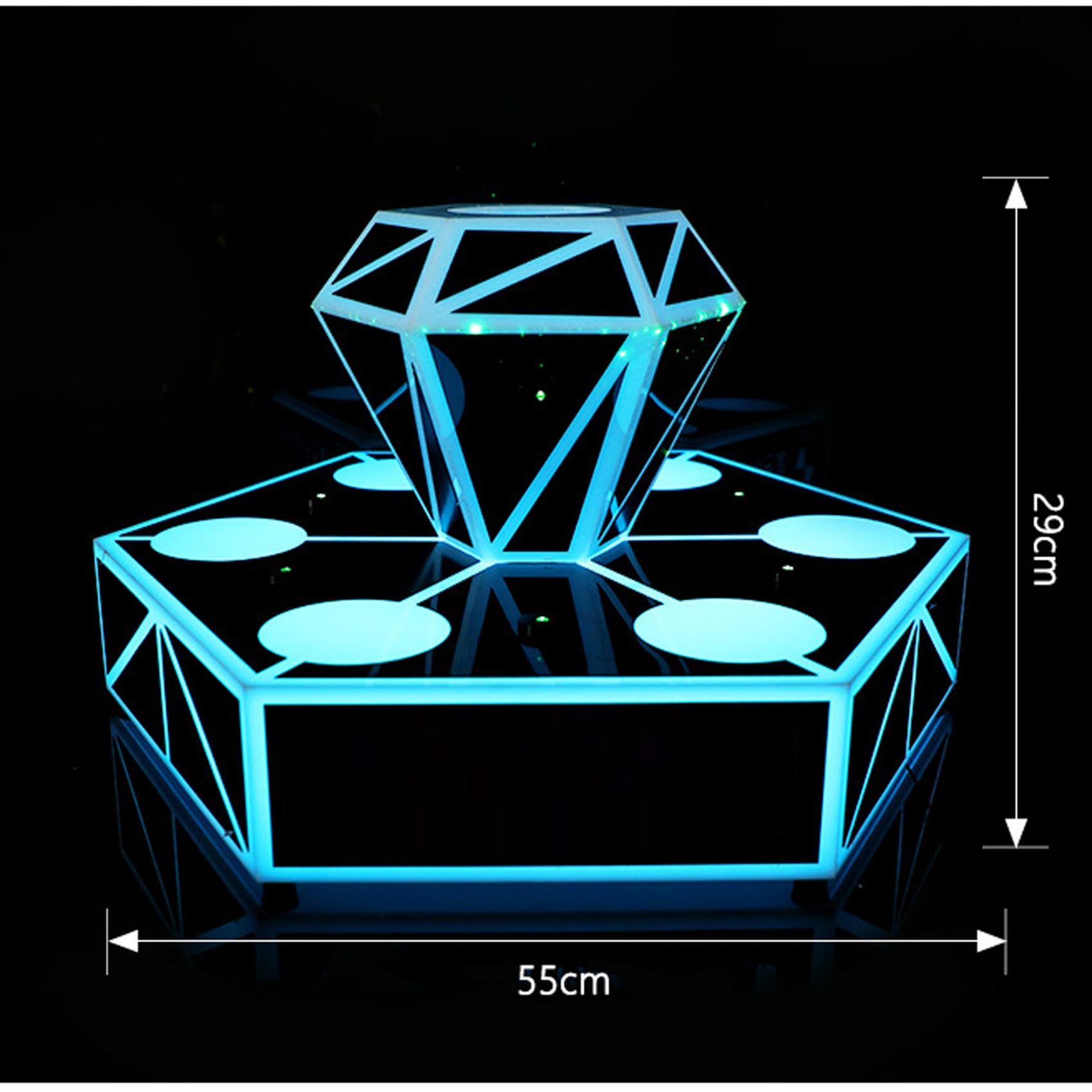 酒瓶ディスプレイ棚 LED発光 KTV バー用 ナイトクラブ用 led酒ボトル 酒瓶ディスプレイ棚 LED発光 酒瓶ディスプレイ KTV バー用
