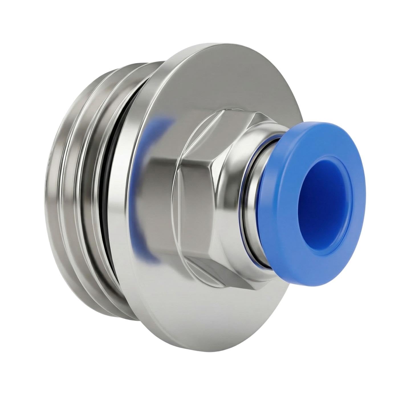 Conector neumático Lumonic recto de 6mm y 1/2 pulgada para manguera de aire comprimido de PU