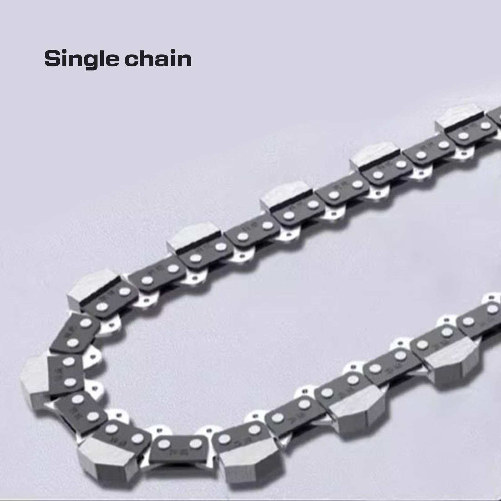 Chaîne Diamantée pour Béton Compatible avec AC829-350/480 Chaîne Diamantée pour Machines De Découpe Murale, 78|66 Maillons D'entraînement,Single Chain,480mm