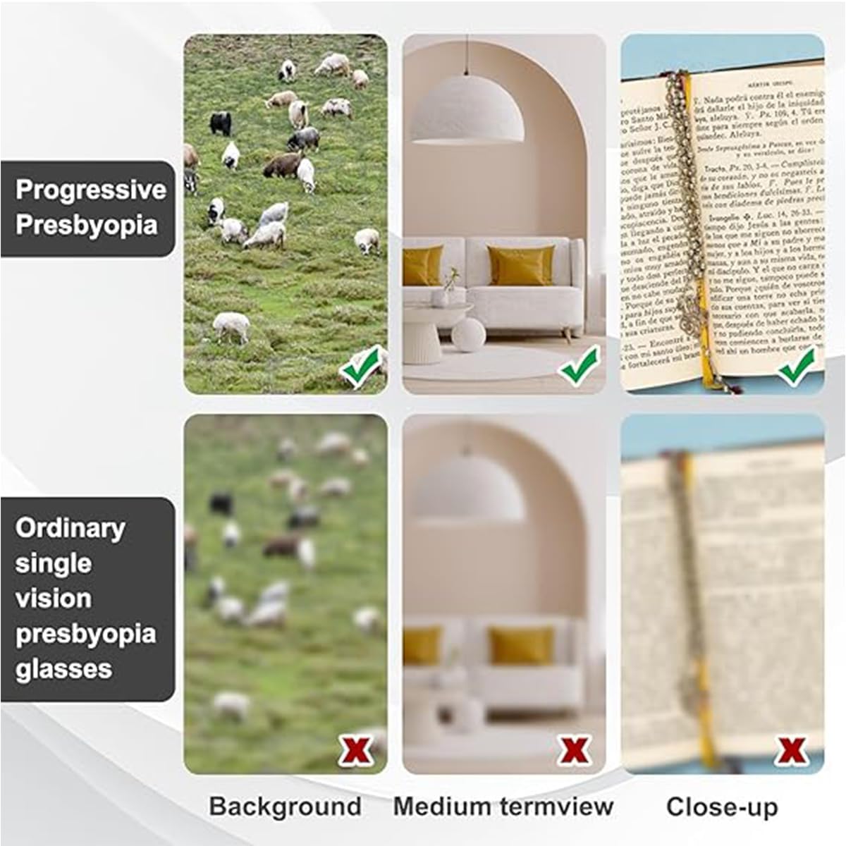 2 Pcs of Auto Focus Glasses, Intelligent Zoom Anti-Blue Light Presbyopia Glass with Case and Glasses Cloth, Smart Zoom Reading Glass - Image 6