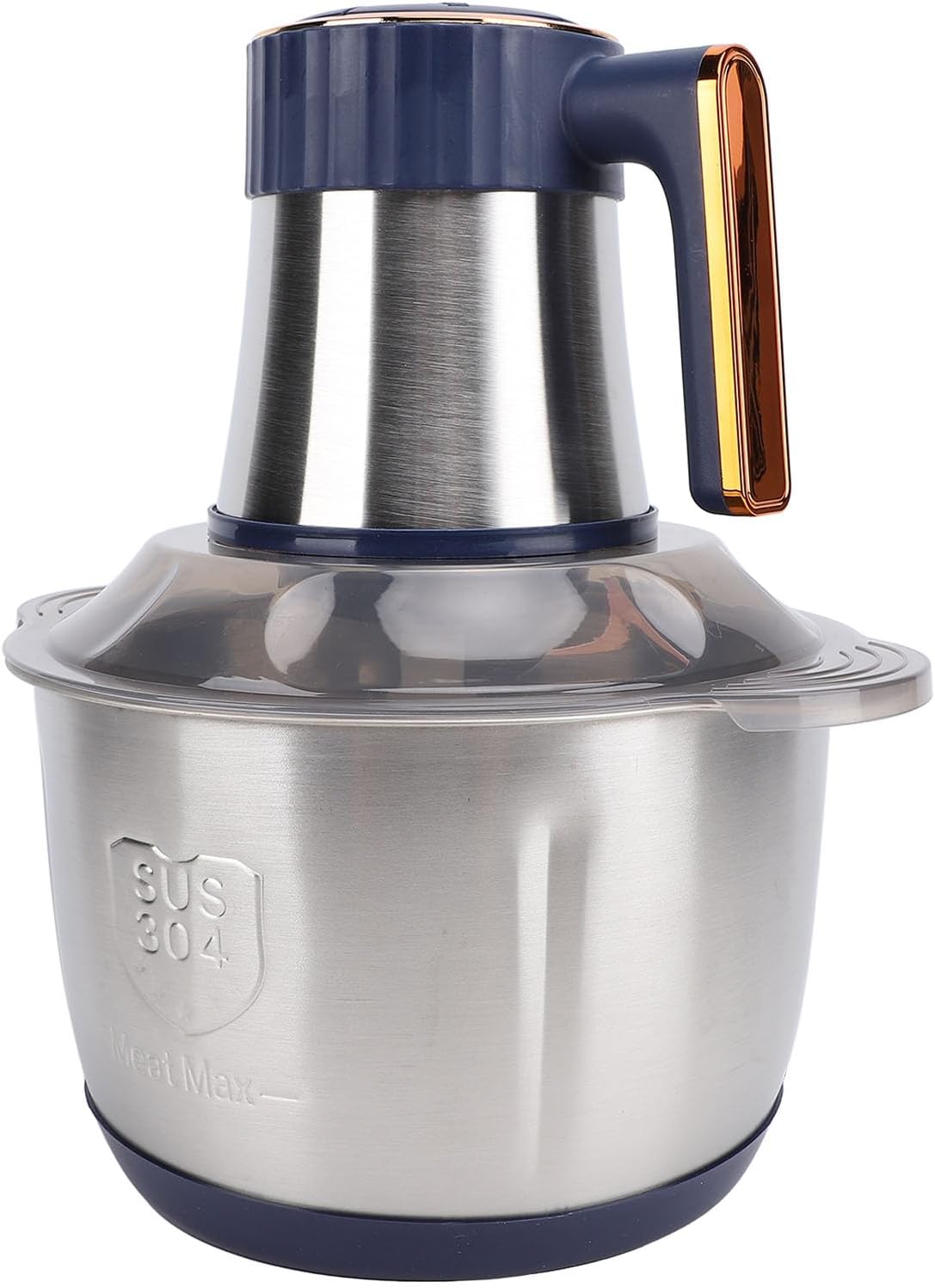 Electric Meat Grinder, Food Chopper with 5L Stainless Steel Bowl 500W Copper Motor for Kitchen Meat Vegetables Onion Garlic Salad Fruits Nuts (US Plug 110v)