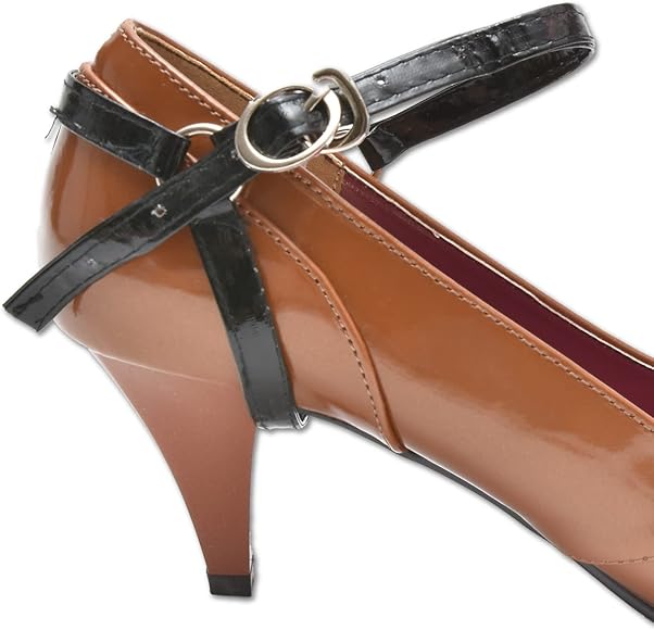 [Re-komanse] パンプス ストラップ (左右１組/フック付き) サイズ調整可能