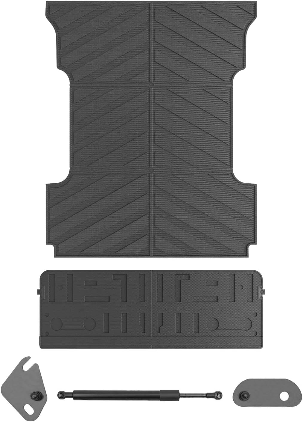 Truck Tailgate Assist Compatible with 2021-2025 Ford F150 6.5FT Bed Mat Tailgate Liner Replacement for 2021-2025 Ford F-150 Accessories