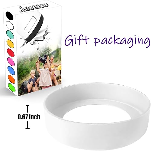 Miniatura 6 de Safer Boot Sleeve para vaso YETI de 30 onzas, 20 onzas, protección de silicona y menos ruido para taza de café Yeti de 20 onzas y 30 onzas, color