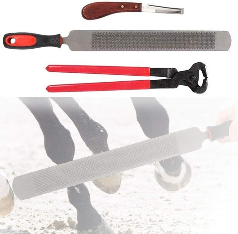 Cow Hoof Nippers Kit, Rasp Hoof Cutter Set, Suitable for Hoof Trimming