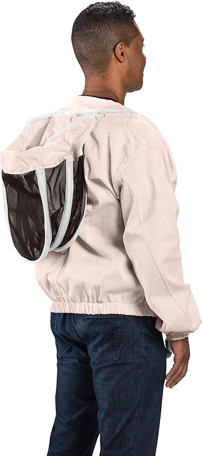 Bees & Co K74 Imkerjacke aus natürlicher Baumwolle mit Fechtschleier