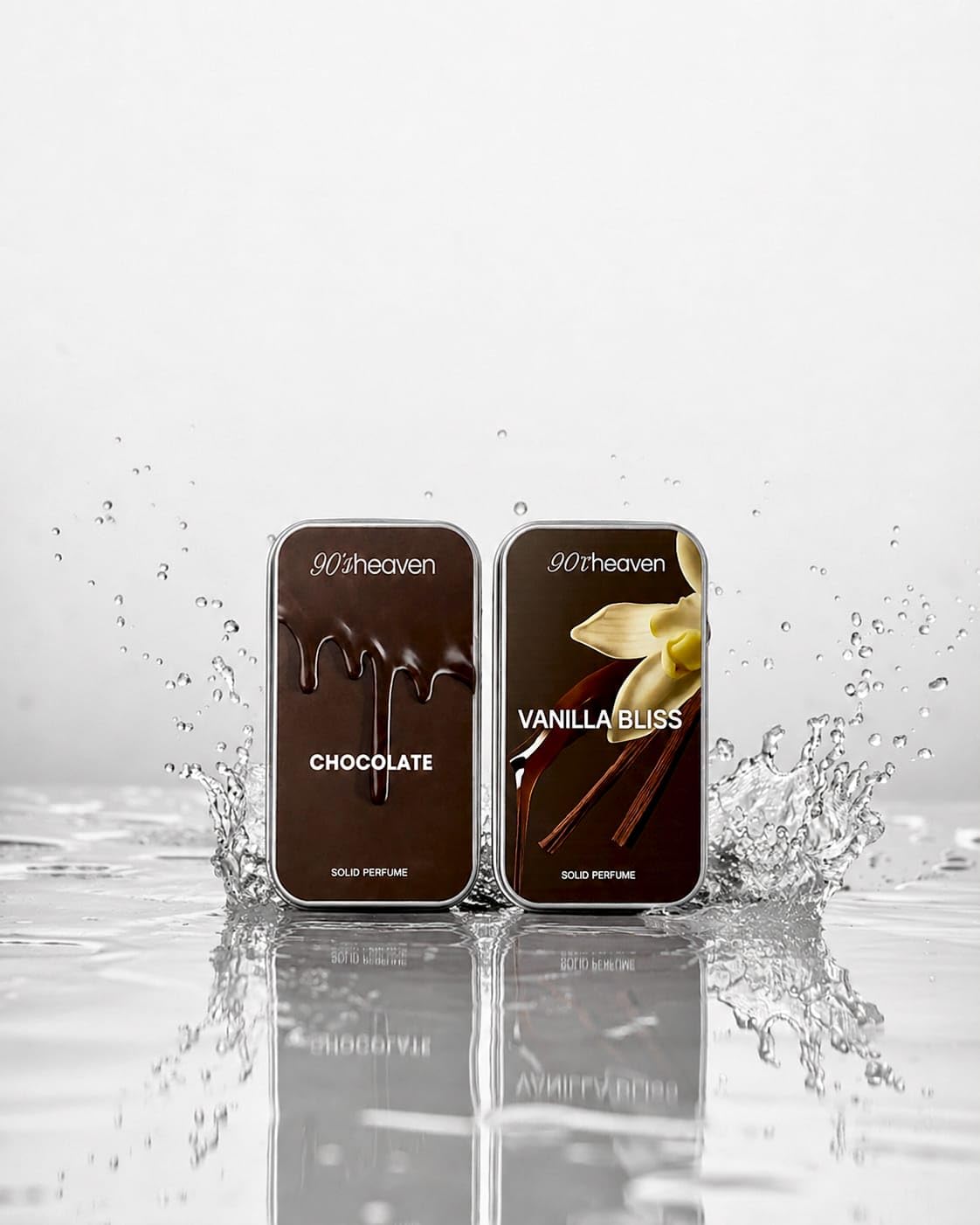 90's Heaven Solid Perfume Combo Pack (Chocolate + Vanilla Bliss) | Long Lasting Pocket Perfume for Men & Women | Travel Friendly | 2 x 12g-image-43