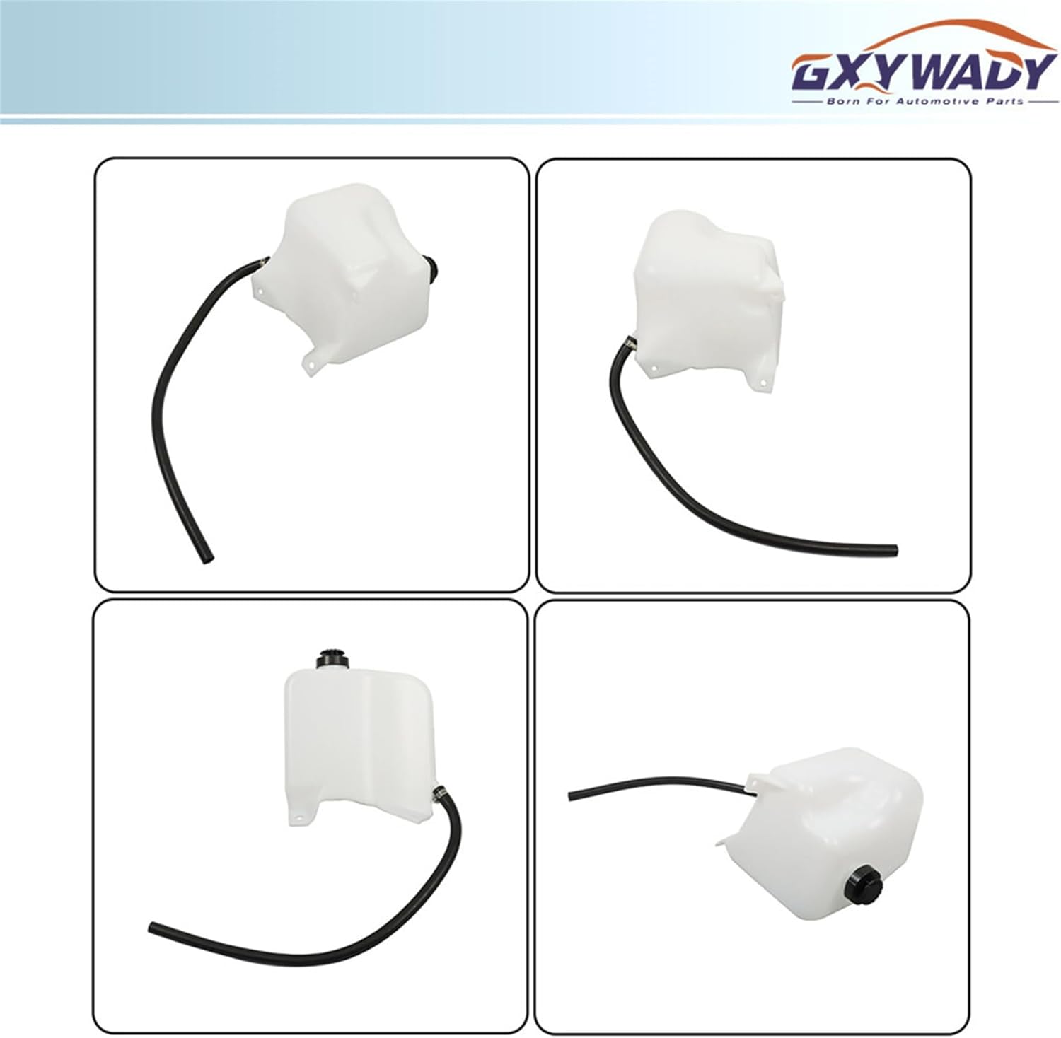 GXYWADY Coolant Overflow Recovery Expansion Tank with Cap HD81-87 Replacement for 1981-1987 Truck