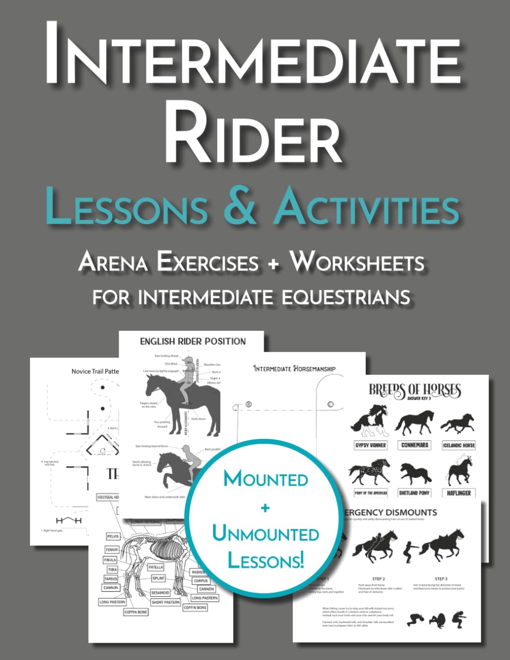 The Riding Lesson Plan for Intermediate Students: Teaching Resource for Riding Instructors and Equestrian Coaches Including Arena Exercises and Horse Worksheets (Equestrian Workbooks)