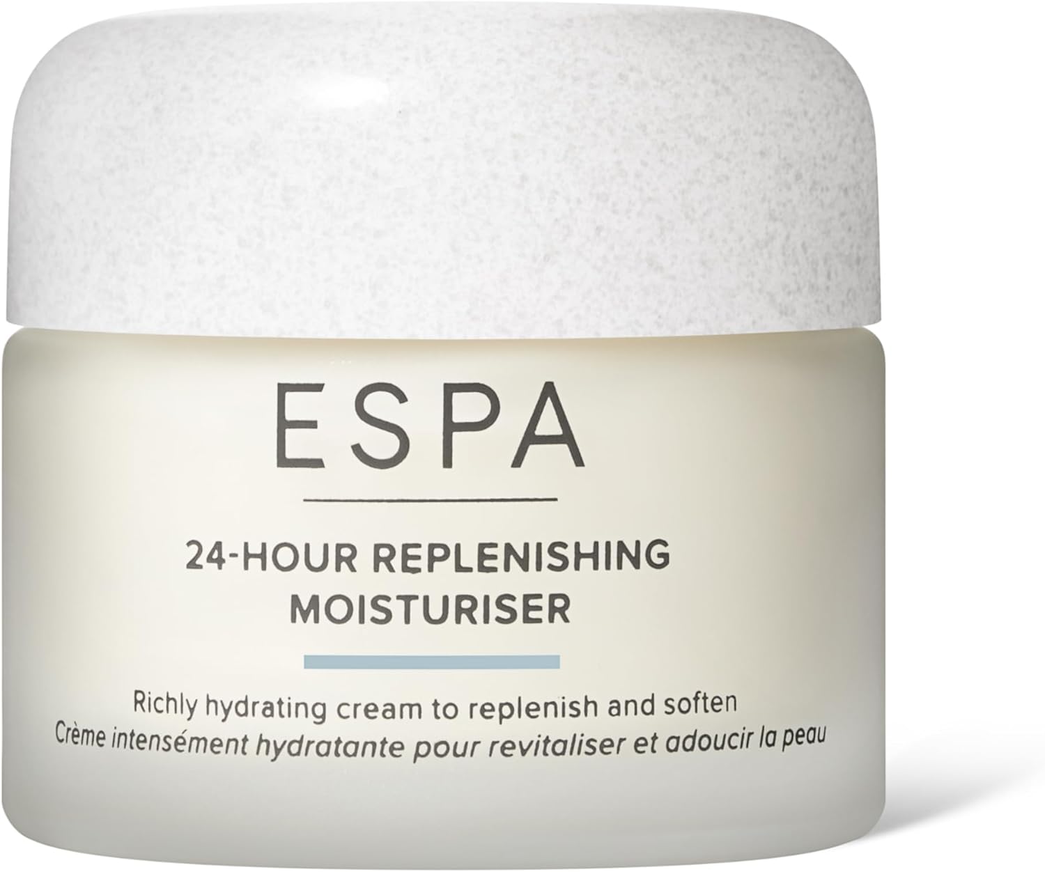 ESPA | 24-Hour Replenishing Moisturiser | 55ml | Richly Hydrating Face Cream | Protects Skin Barrier | Vitamin E, Evening Primrose & Jojoba | Use Morning & Evening