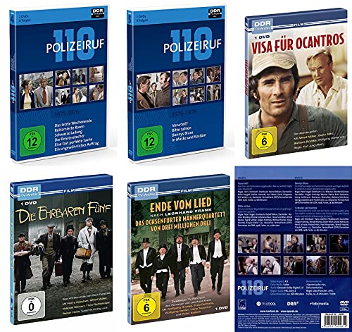 10 Defa Polizeiruf 110 Klassiker 1975 – 1978 + 3 Bonus Krimis DDR TV- Archiv 7 DVD Limited Edition