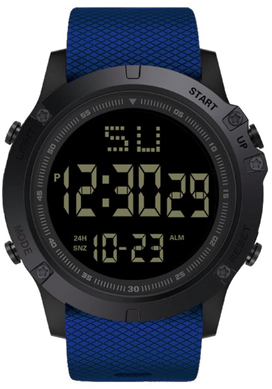 Scarter Multi Function Digital Sport Watch for Boys and Mens (Blue) (B09TR2N7RK) Amazon Price History, Amazon Price Tracker