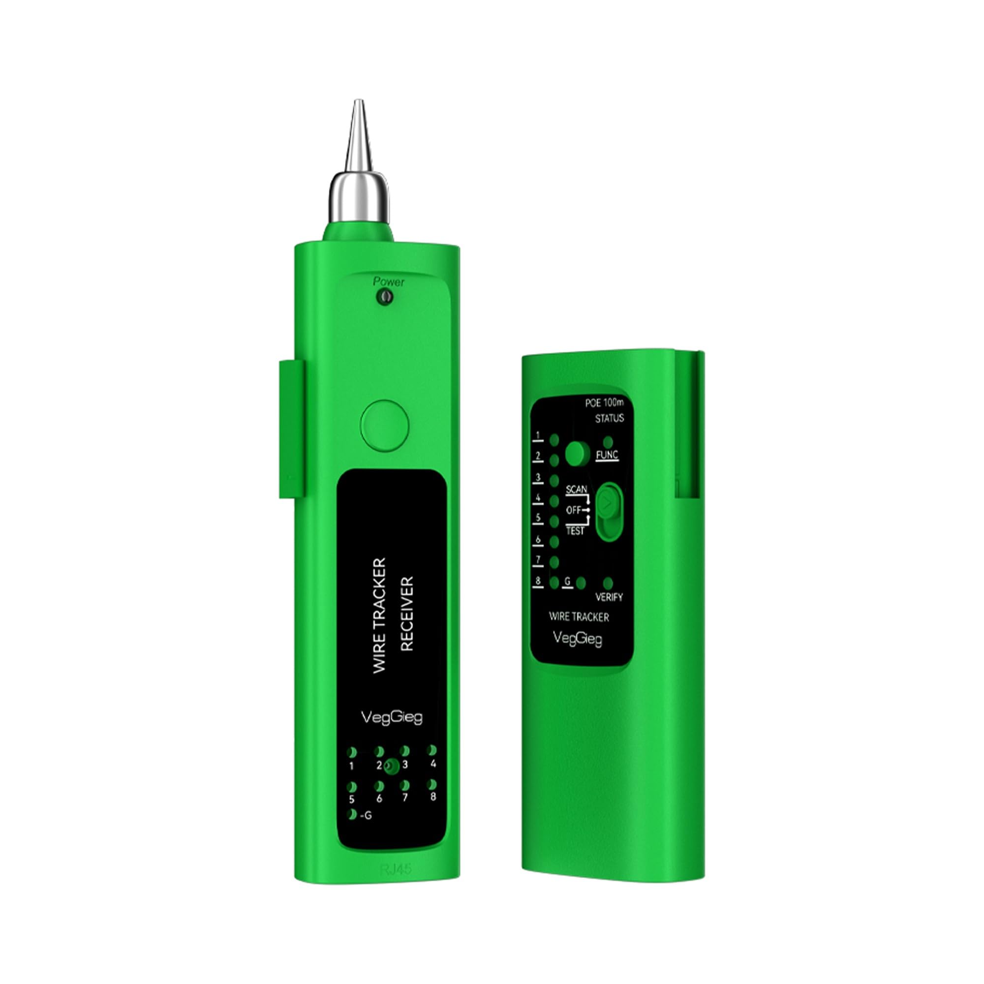 V-E112 Çantalı Kablo Bulucu ve Poe Destekli Ethernet Ağ Kablosu Test Cihazı