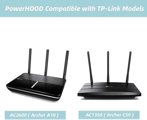 Miniatura 2 de Adaptador de CA de 12 V compatible con TP-Link AC1350 Gigabit WiFi Router (Archer C59) Fuente de alimentación AC2600 Router WiFi inteligente (Archer