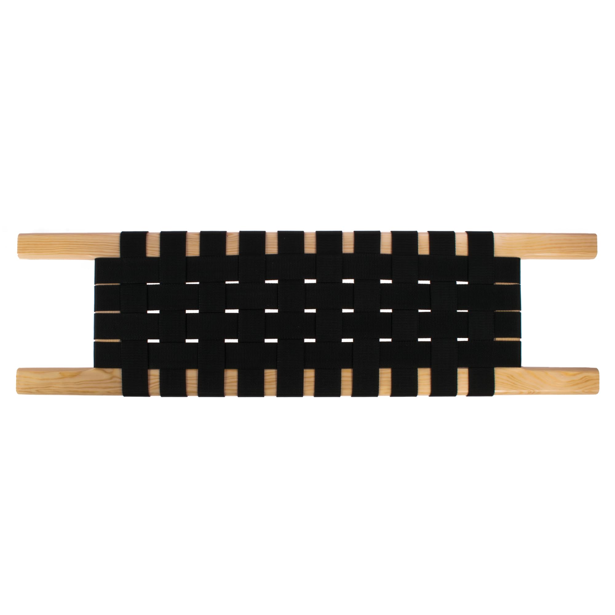 Siège de canoë en bois de frêne avant/centre/arrière - Siège en sangle avec tressage de ceinture pour canoë Canoe - Siège en sangle tressée (frêne, 66 x 26 cm)