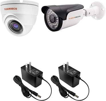 TIGERSECU Super HD 1080P 4-in-1 Security 2 Combo Camera Bundle
