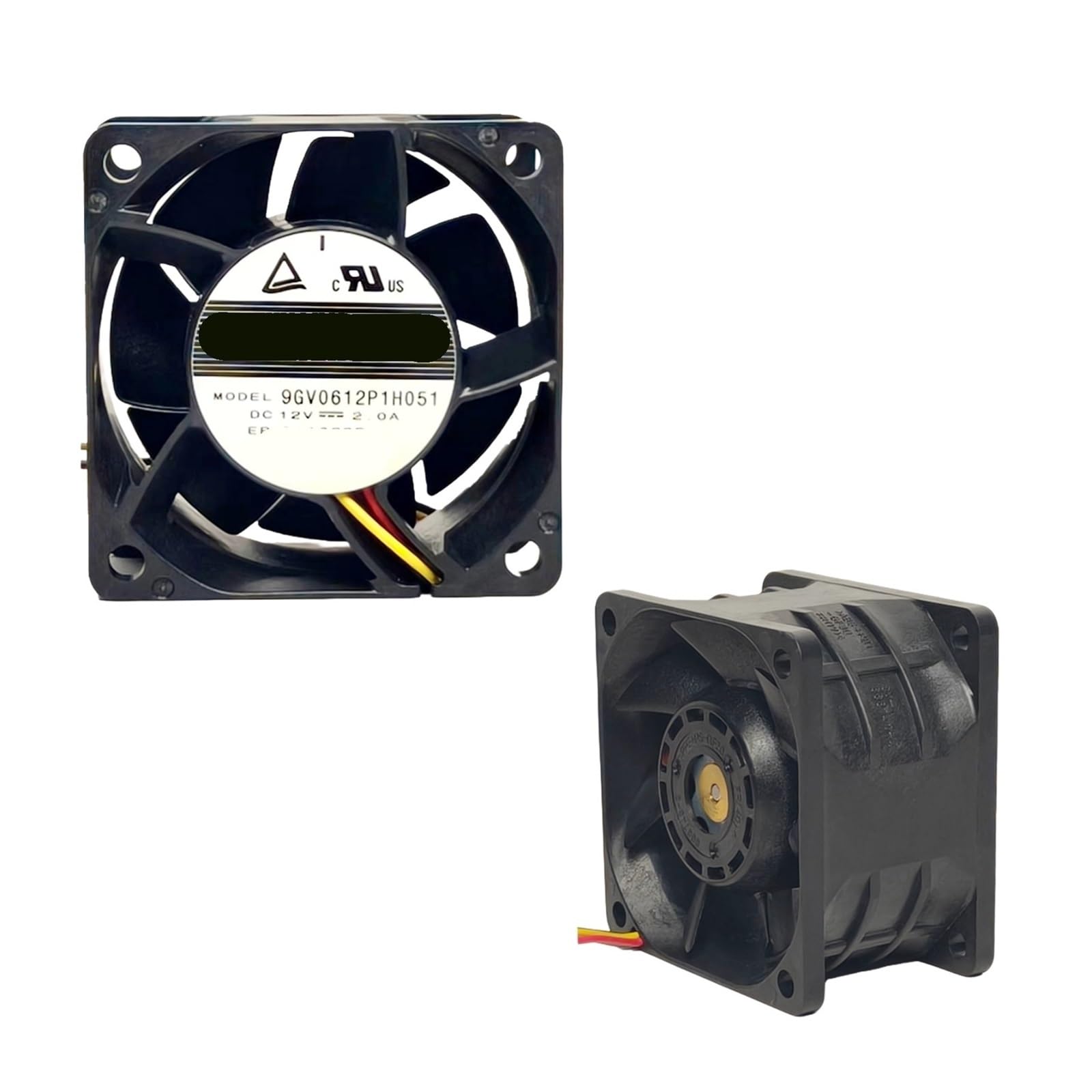 TYHUJKKL 1pcs 9GV0612P1H051 60x60x38mm 12V 2A 4-Wire PWM Cooling Fan