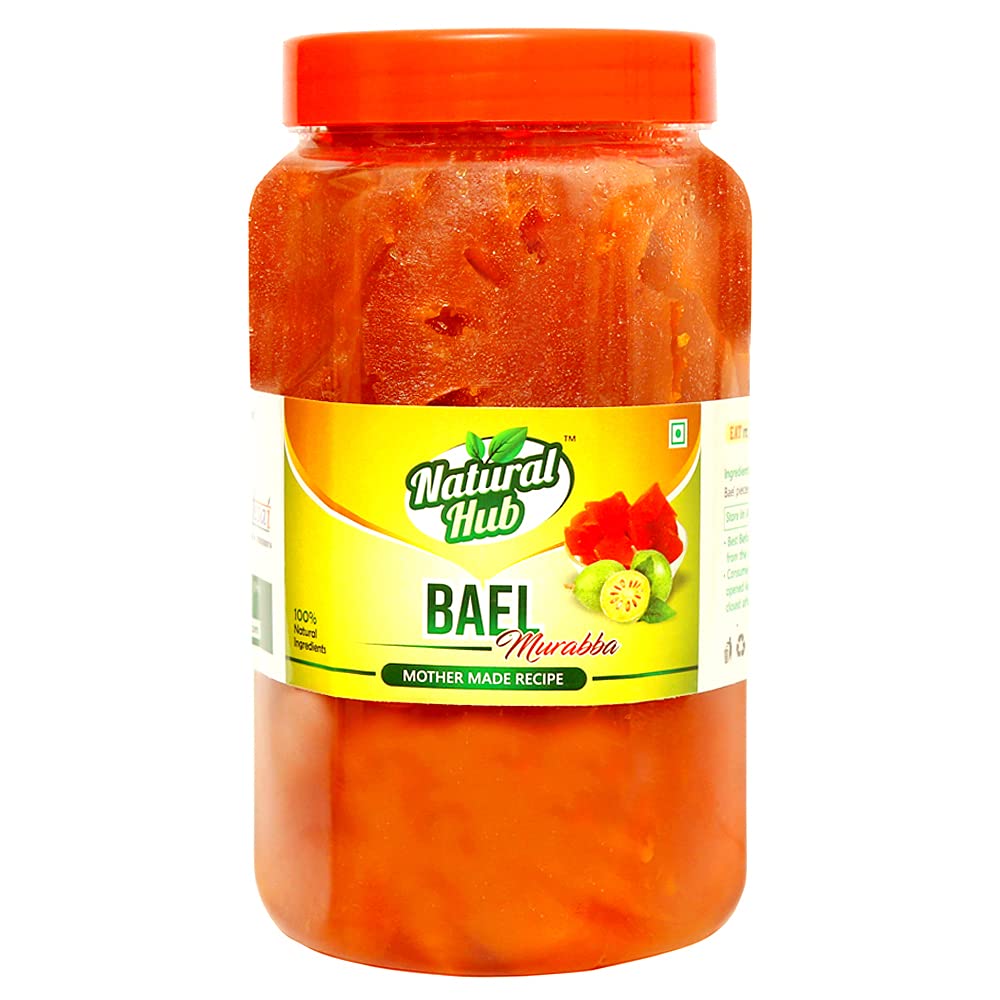 Natural Hub Pure Organic Made in India Home Made Bel/Belgiri Murabba The Right Choice (1 kg Each_Pack of 3)-image-13