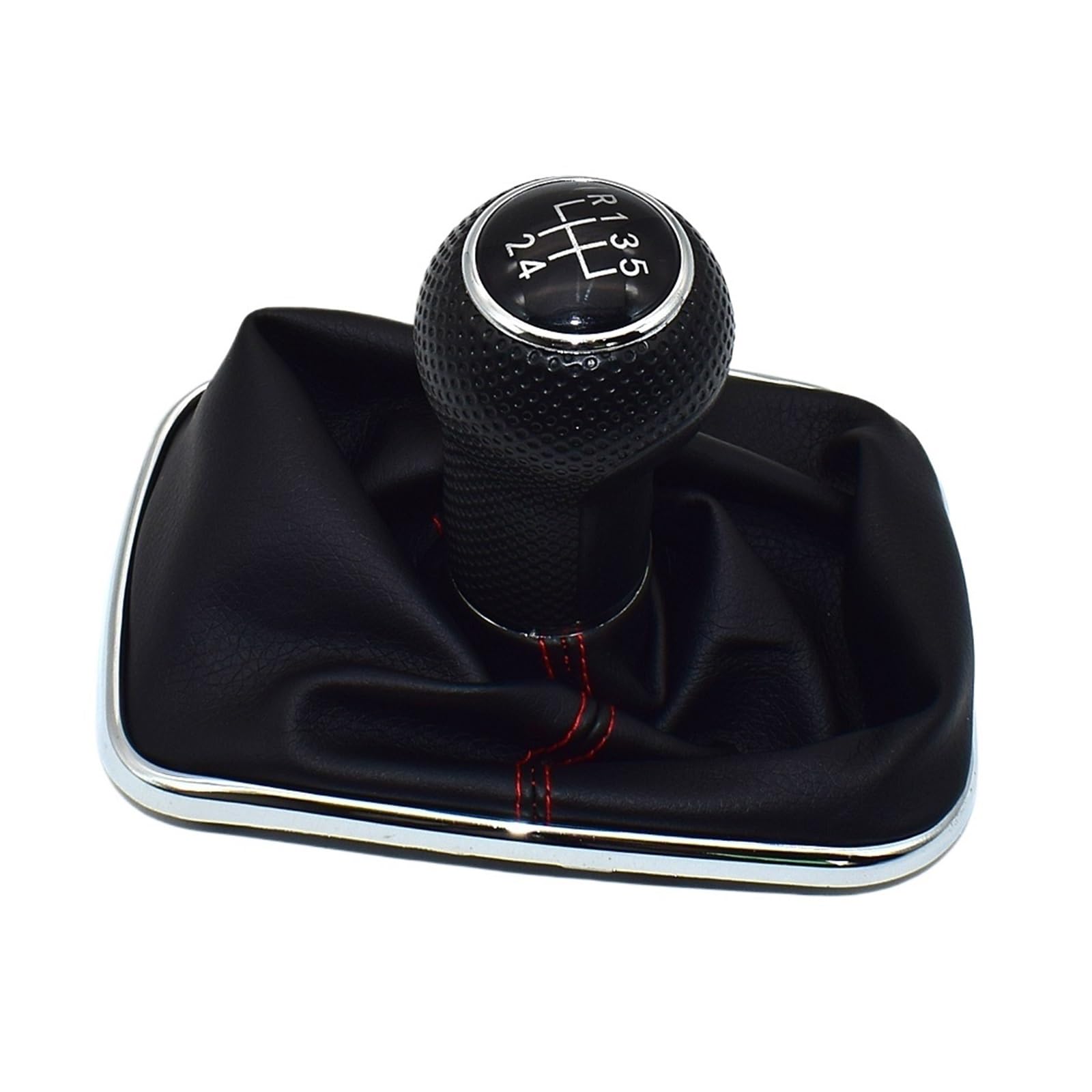 Rbevcrr A 5 Speed Car Shift Lever Knob For Vw For Golf 4 Iv Mk4 For Gti R32 For Bora For Jetta 1999-2004 5/6 Speed 23Mm Gear Shift Knob Gaiter Boot Stick Shifter Pen(A 5 Speed)