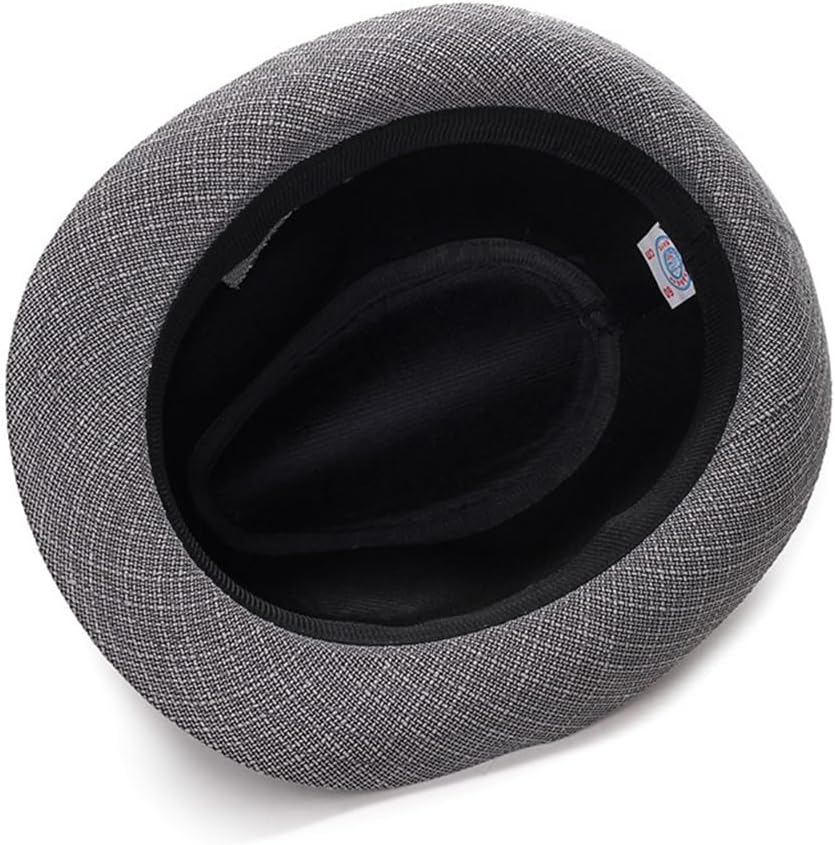 HBJWOV Sun Hat, Men's Big Brim Linen, Eyelet Hat, Sun Hat, Casual Hat