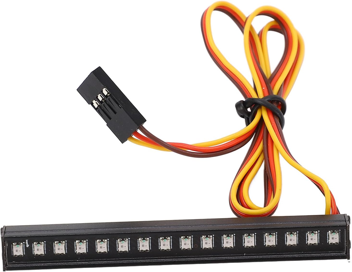RC Light Bar, 16LED Aluminum Alloy Integrated Circuit Super Bright Light 8 Lighting Effects Roof Lights for 1/18 RC Cars