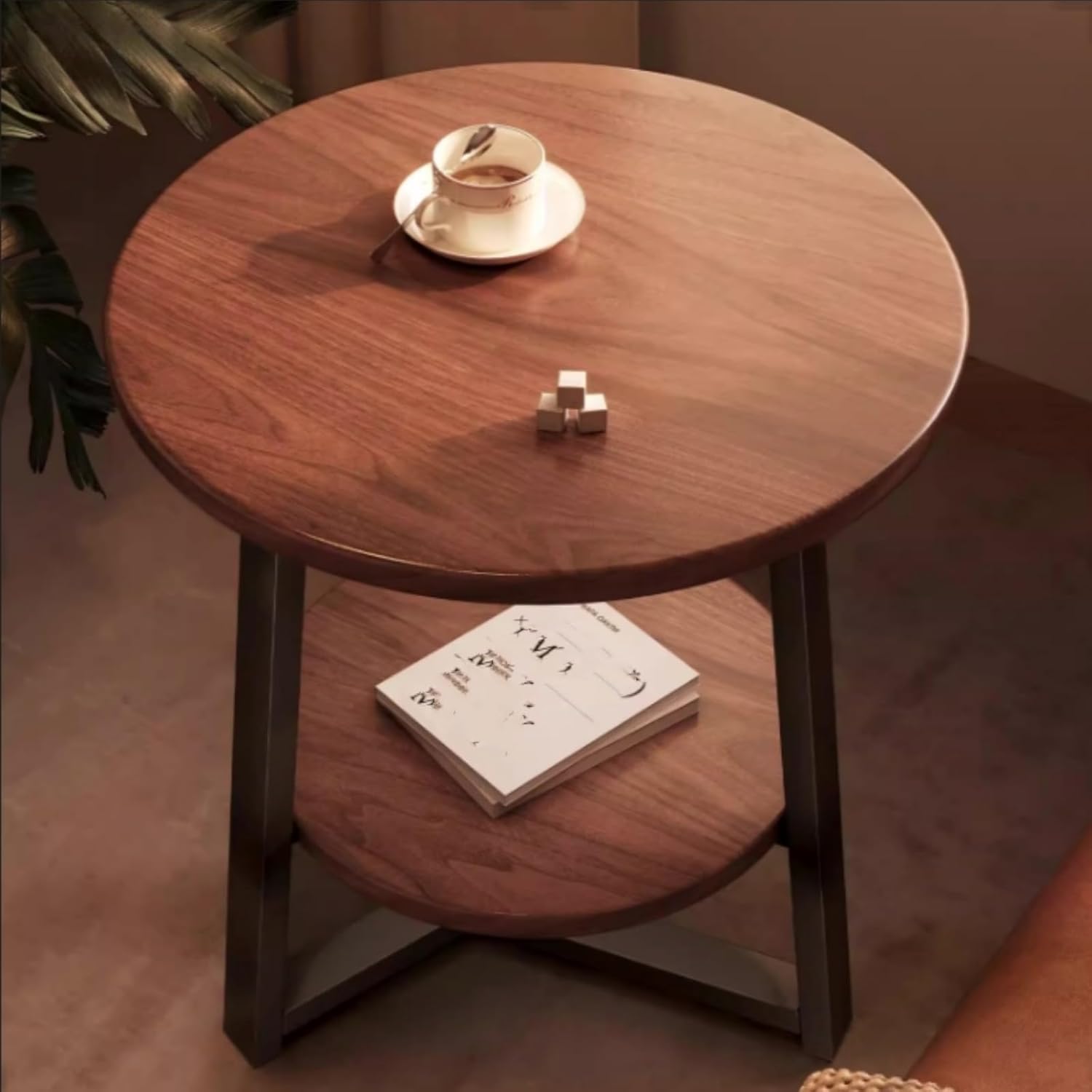 Coffee Table Small Table Living Room Family Sofa Side Several Removable Shelving