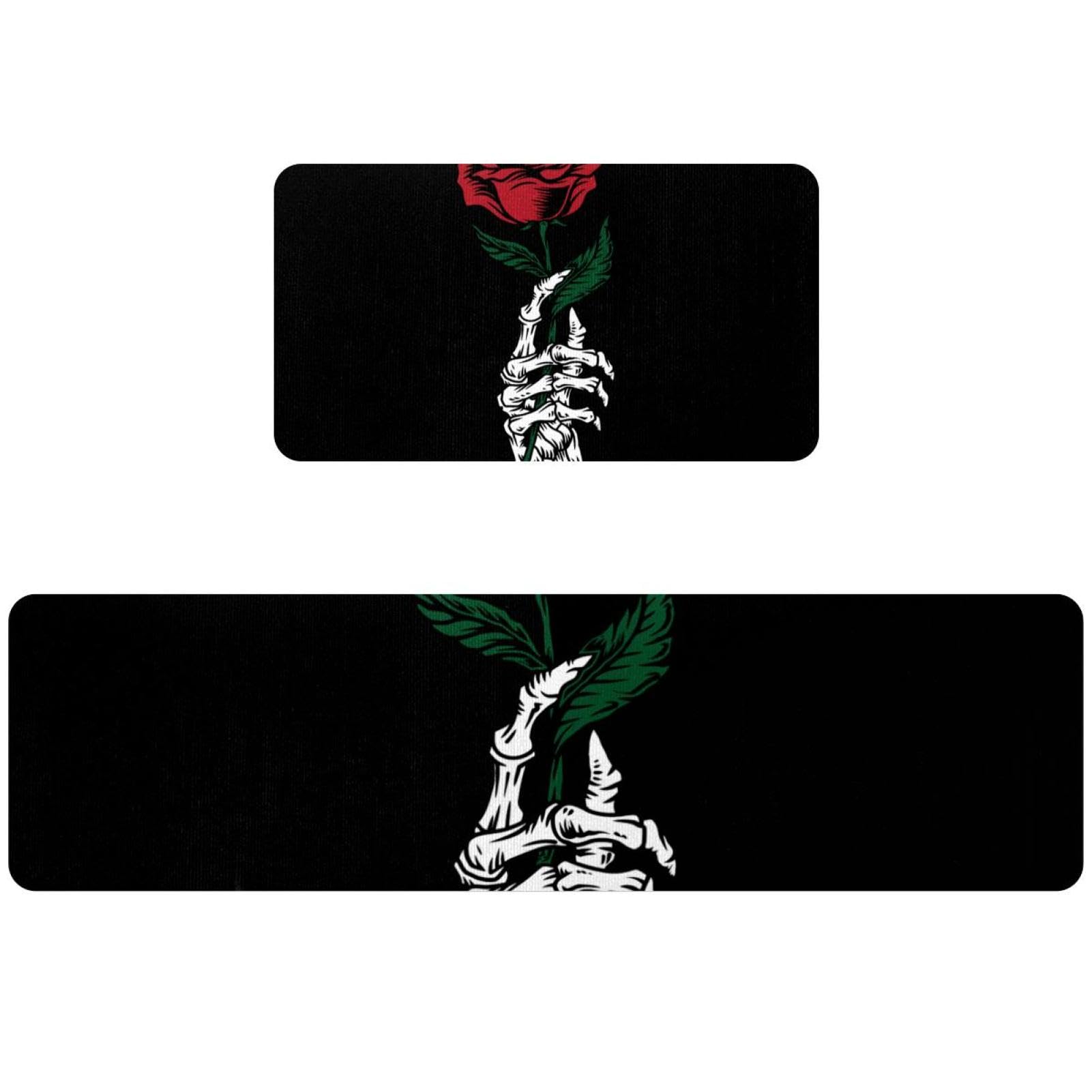 Tapis de cuisine lavables ultra absorbants lot de 2 avec dossier antidérapant