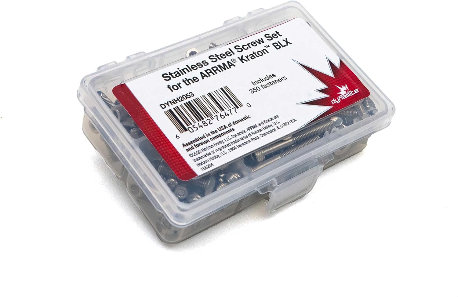 Dynamite Stainless Steel Screw Set Arrma 1/5 Kraton 8S BLX DYNH2053 Electric Car/Truck Option Parts