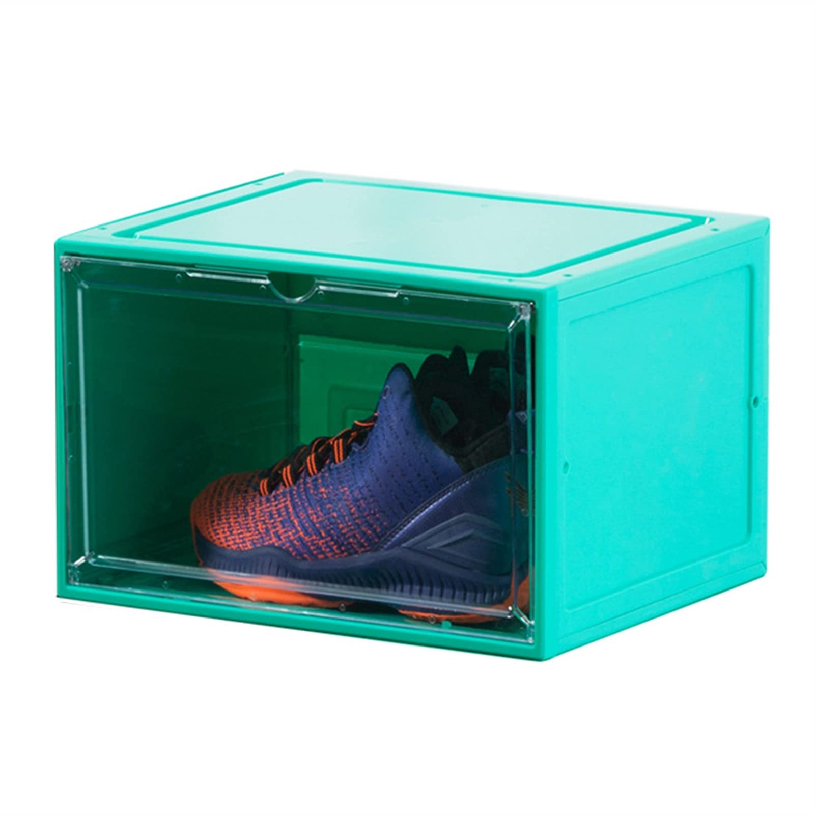 Boîte de rangement de baskets magnétique en plastique épaissi contre la poussière