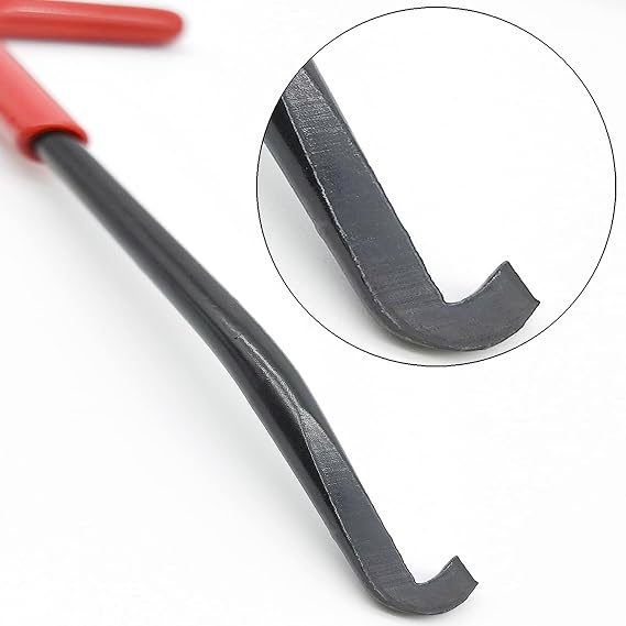 Brake Spring Hook Puller Tool，Exhaust Pipe Spring Hook，Car Motorcycle Spring Pull T-Hook Removal and Installation Tool