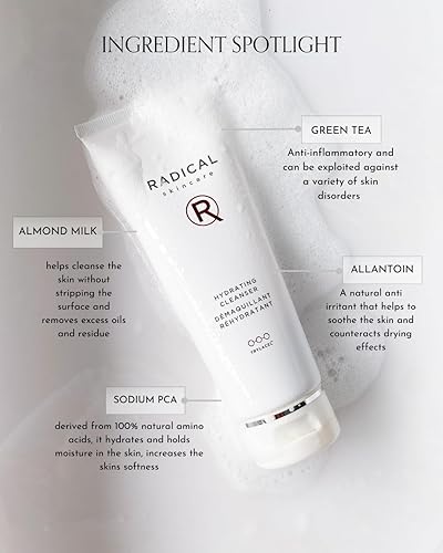 Miniatura 5 de Radical Skincare Limpiador hidratante fórmula rica en antioxidantes, no seca, suave que promueve el recambio celular, para todo tipo de piel, sin