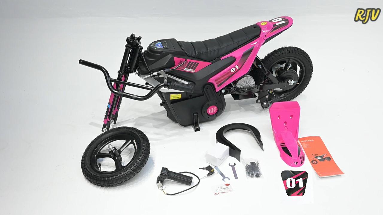 Amazon.com: 24V Electric Dirt Bike for Kids, 250W Chain Drive