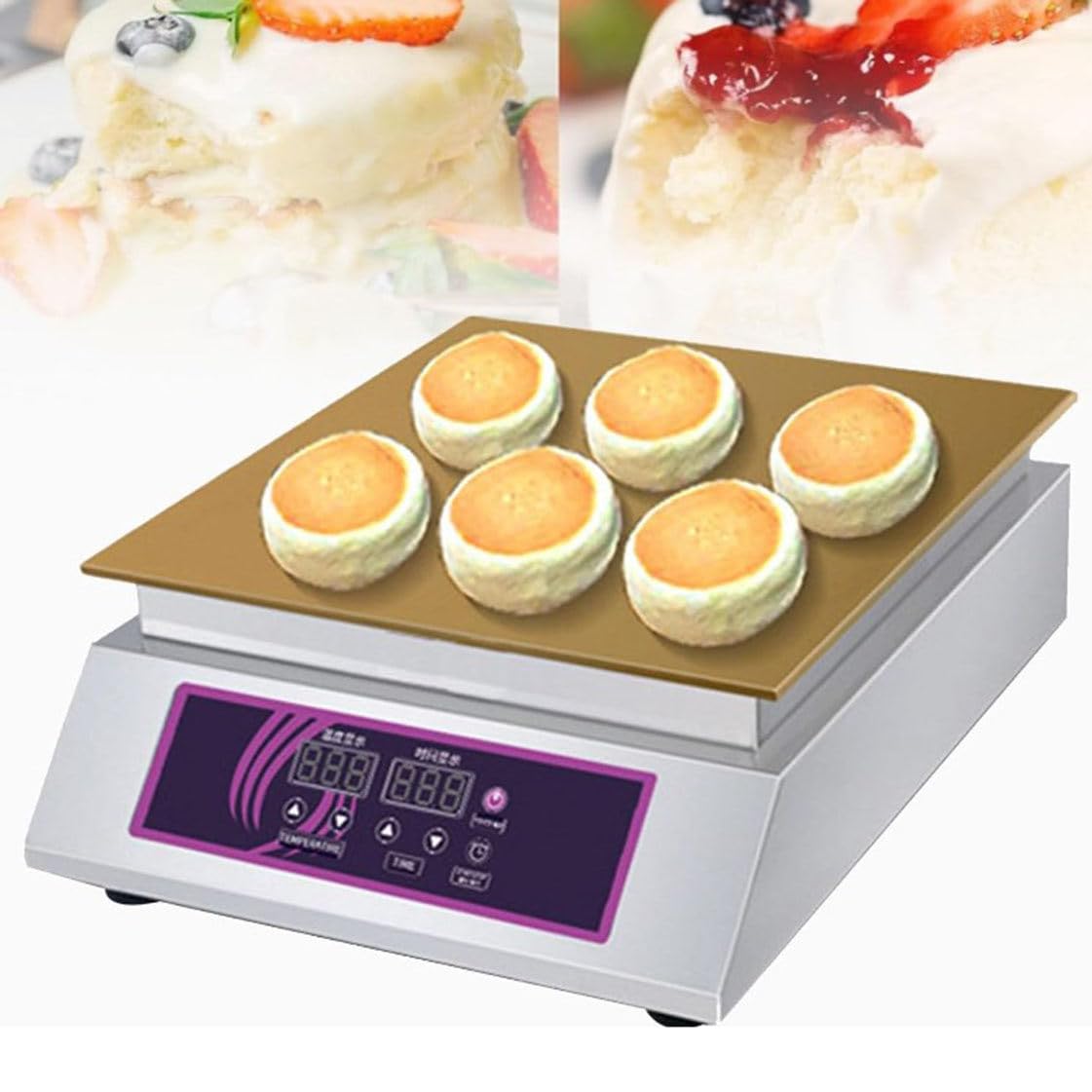 Amazon | 業務用パンケーキメーカー、電動スフレマシン、どら焼き 