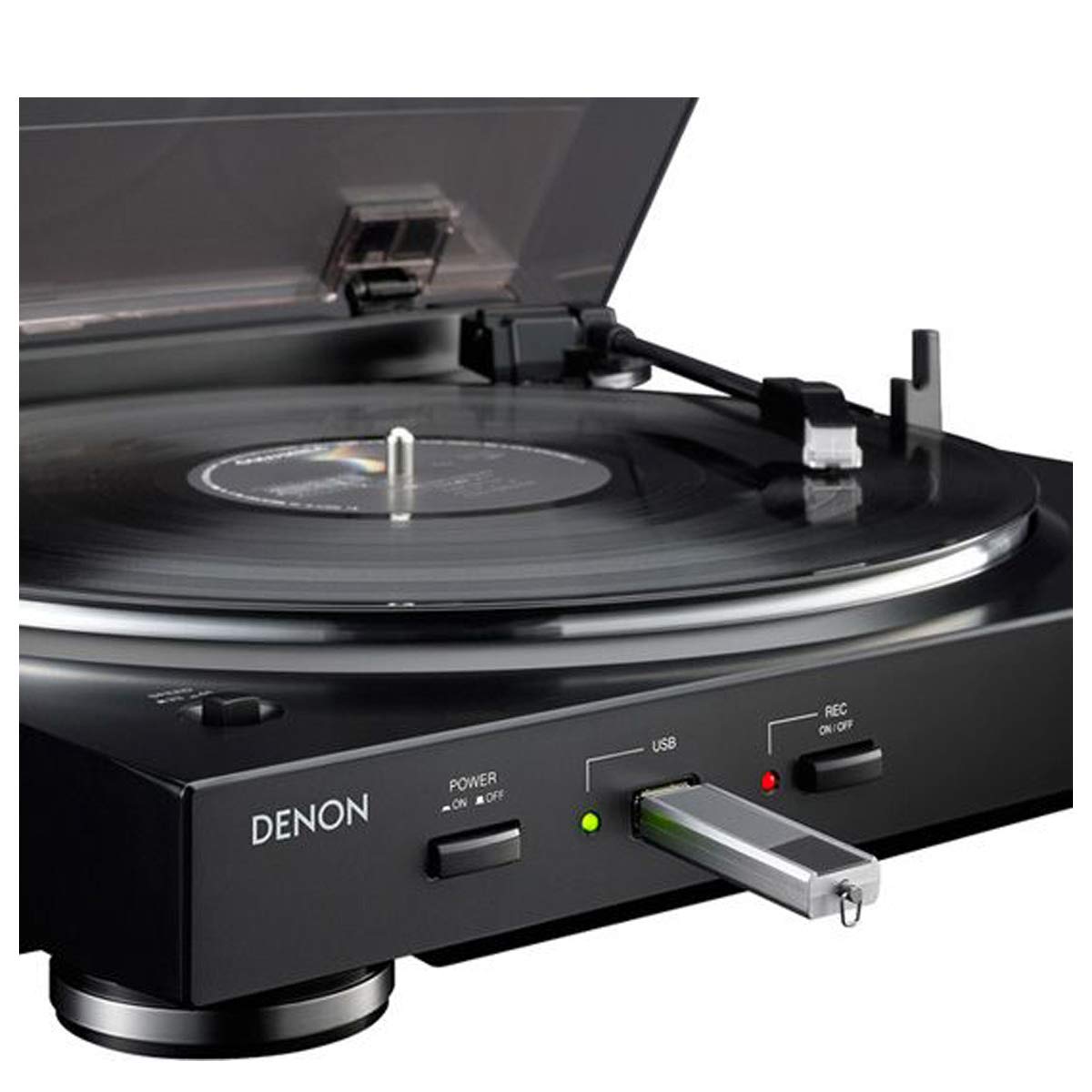 Denon DP-200USB Fully Automatic Turntable with MP3 Encoder 