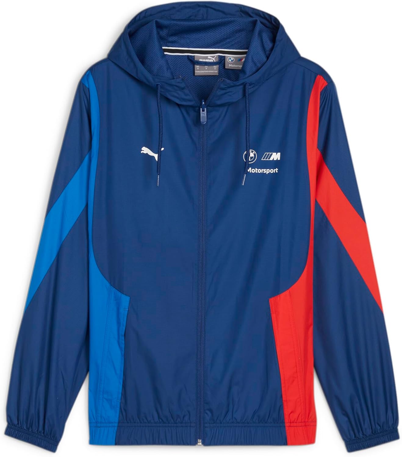 PUMA Mens Bmw M Motorsport Woven Jacket Athletic Outerwear Casual - Blue