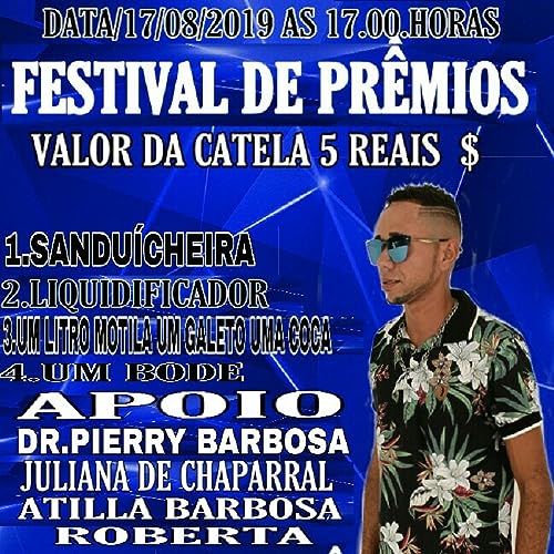 Festival De Pr&ecirc;mios No Bar Do Coco Em Lagoa Estreita No Dia 17/08/2019 copertina