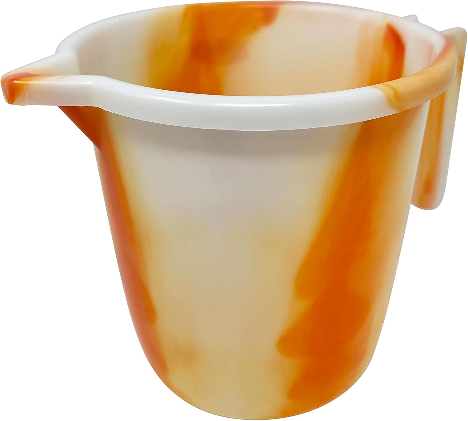 Plastic Water Jug with Handle Orange Jugs 1.5 Litre Spout Kitchen