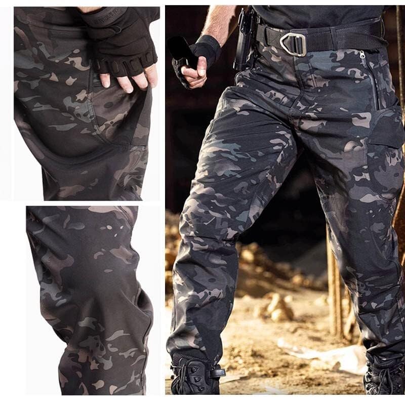 Taktisches Camouflage Softshell Hoody Jacke Mantel Hose Bekleidungsset