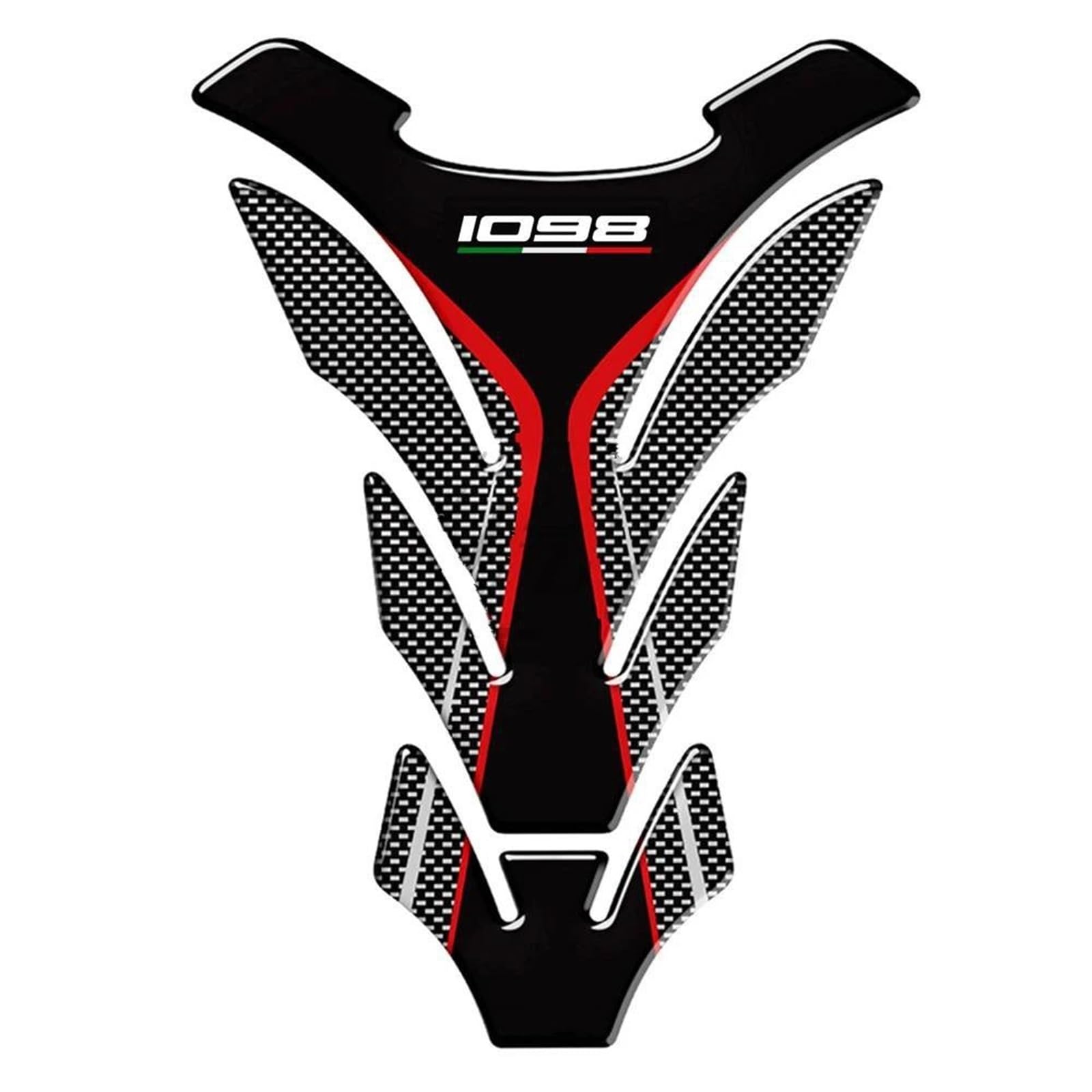 Motorcycle Tank Pad Protector Case Decals Accessories for Ducati for Streetfighter 1098 1098R 1098S(Style 2)