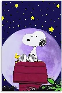 芸術絵画スヌーピー壁掛け図リビングルーム寝室美しい掛け図 (108)-_副本 壁アートホーム バスルーム 寝室 オフィス装飾 プリント芸術作品 インテリア20x30inch(50x75cm)