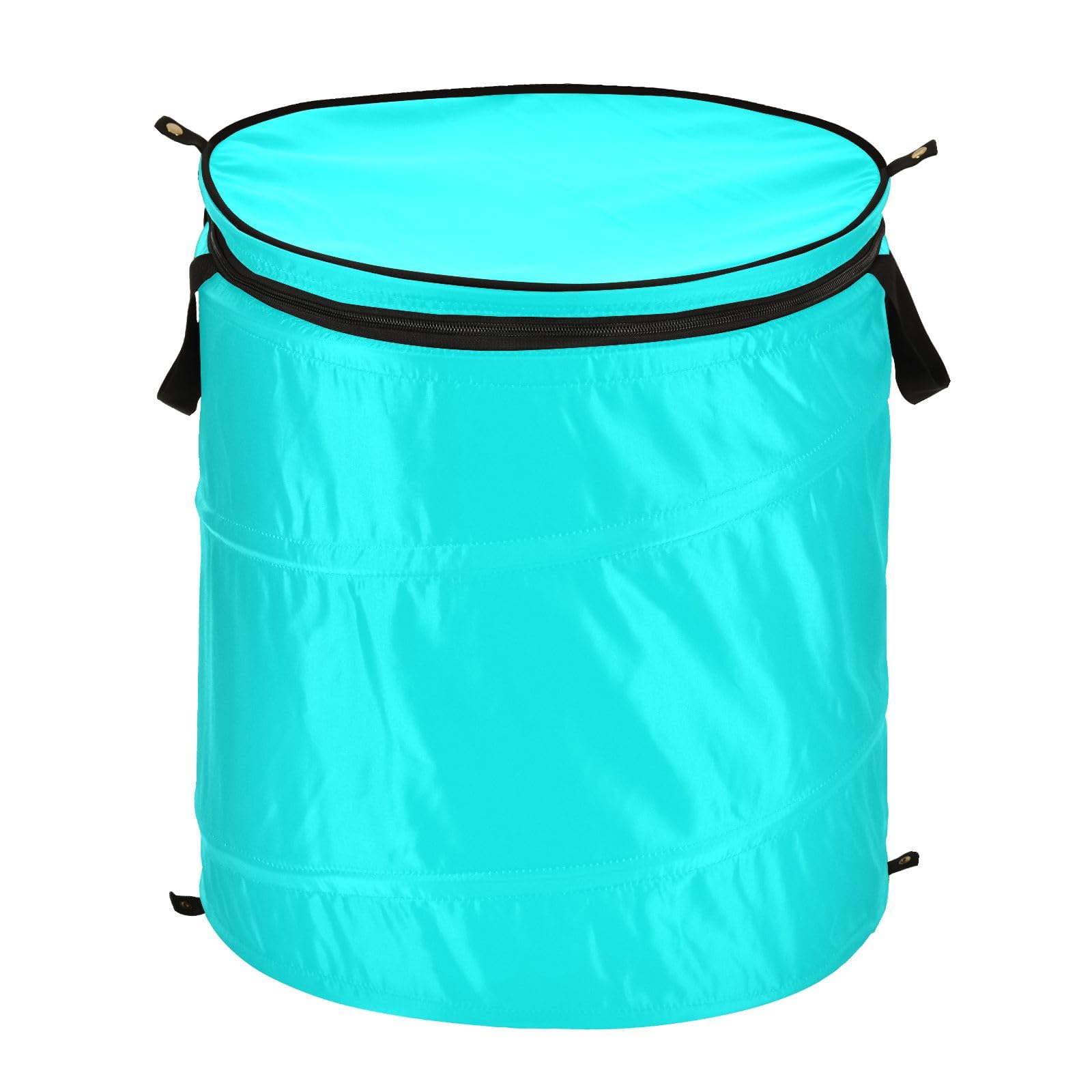 Cyan Aqua Collapsible Laundry Basket Clothes Hamper Storage with Handle for Storage Bin Toy Bins Gift Baskets Bedroom Clothes