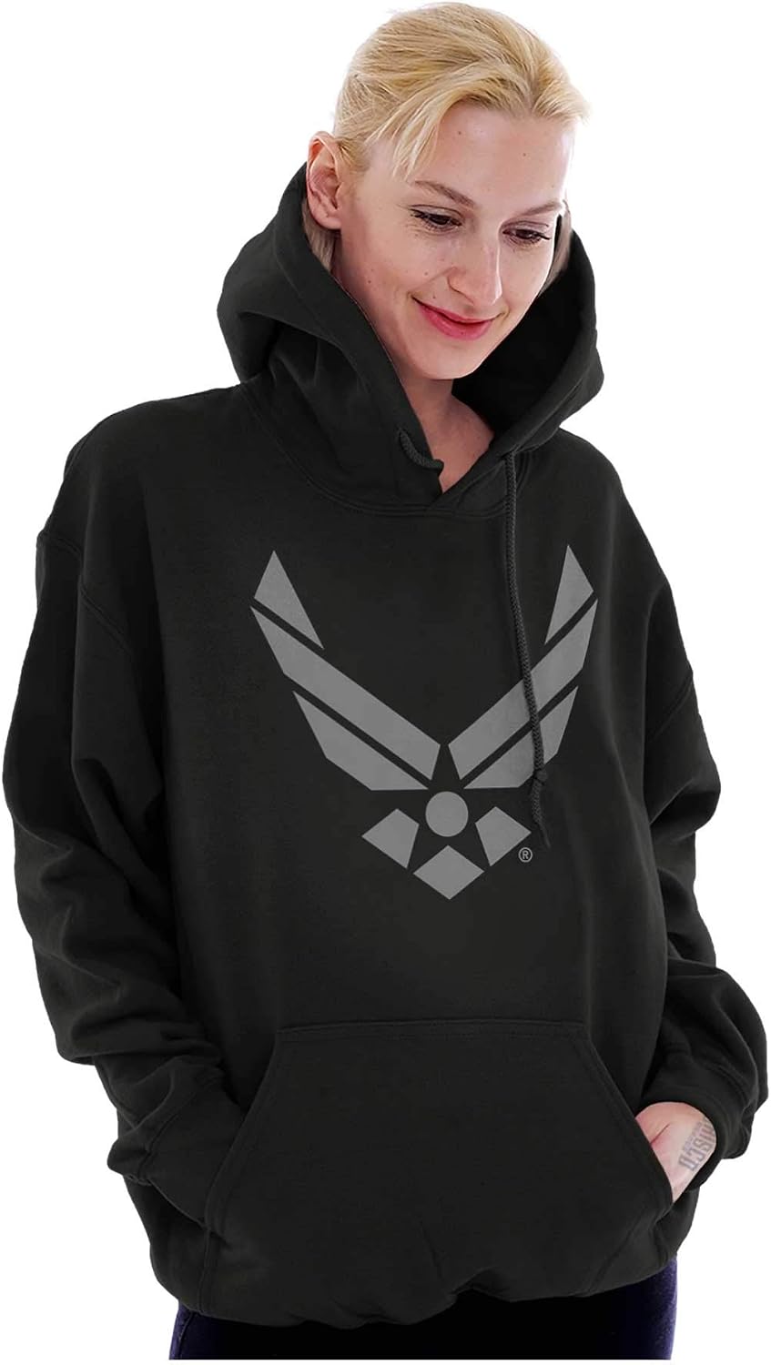 Brisco Brands US Air Force USAF Official Symbol Hoodie Sweatshirt Women Men