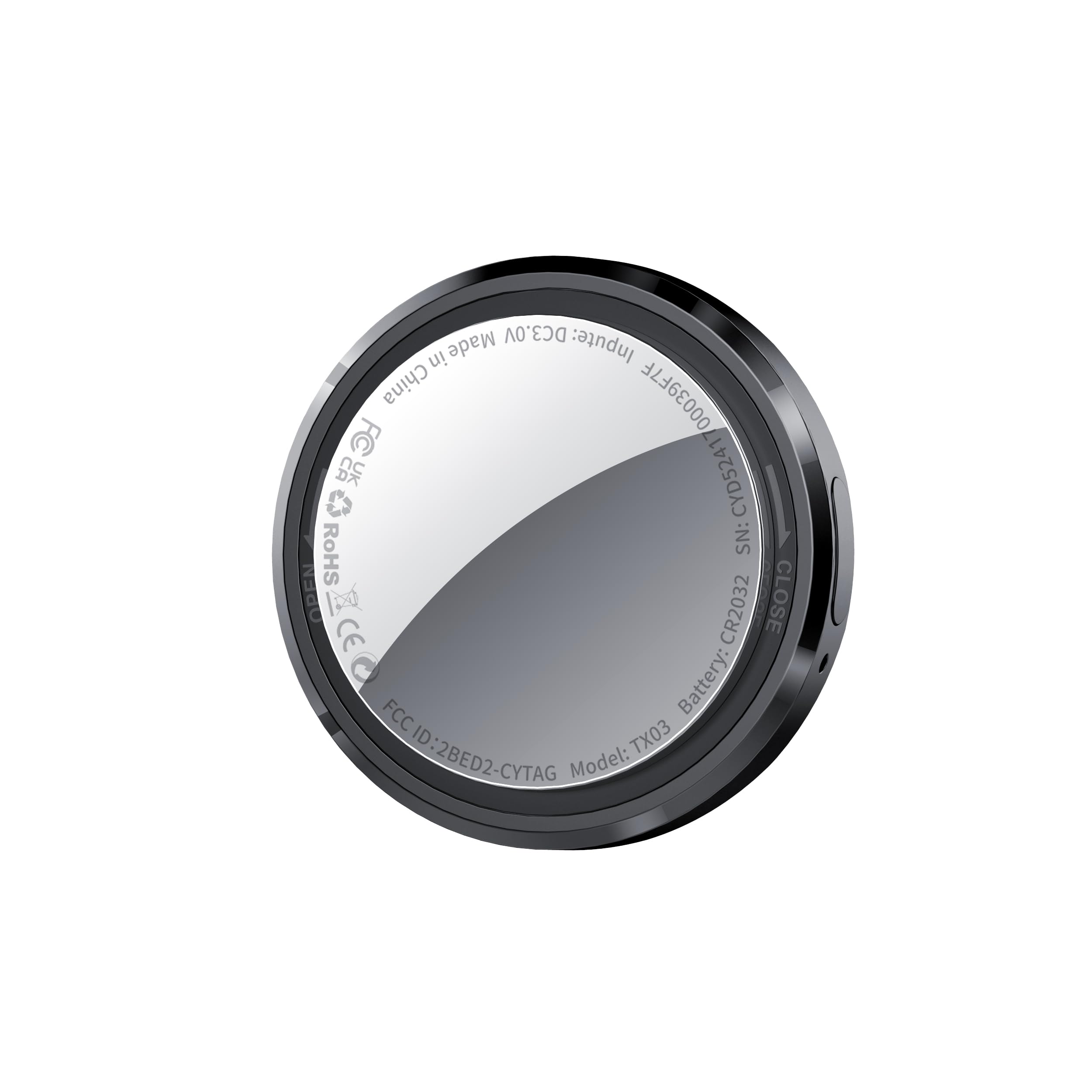 Bluetooth Localizzatore Chiavi, Smart Air Tag Tracker Compatibile con Apple Dov’è (Solo iOS), Trova Oggetti per Gatti/Chiavi/Bagagli/Valigie/Portafogli con Custodia Protettiva/Portachiavi