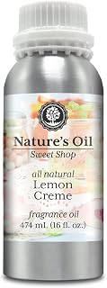 Nature’s Oil Lemon Creme Fragrance Oil, 16 oz - Premium Scented Oil for Candles, Soap Making, Diffusers & DIY Crafts
