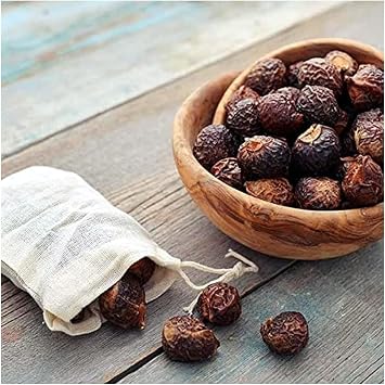 100% Natural Reetha Soap Nuts Aritha/Areetha/Kunkudukaialu | Whole Dried for Reetha Powder, Shampoo & Oil | Herbal Hair Care for Men & Women (100g)
