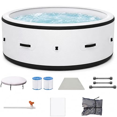 Spa Rigide 2-6 Personnes avec 150 Jets de Bulles 40℃