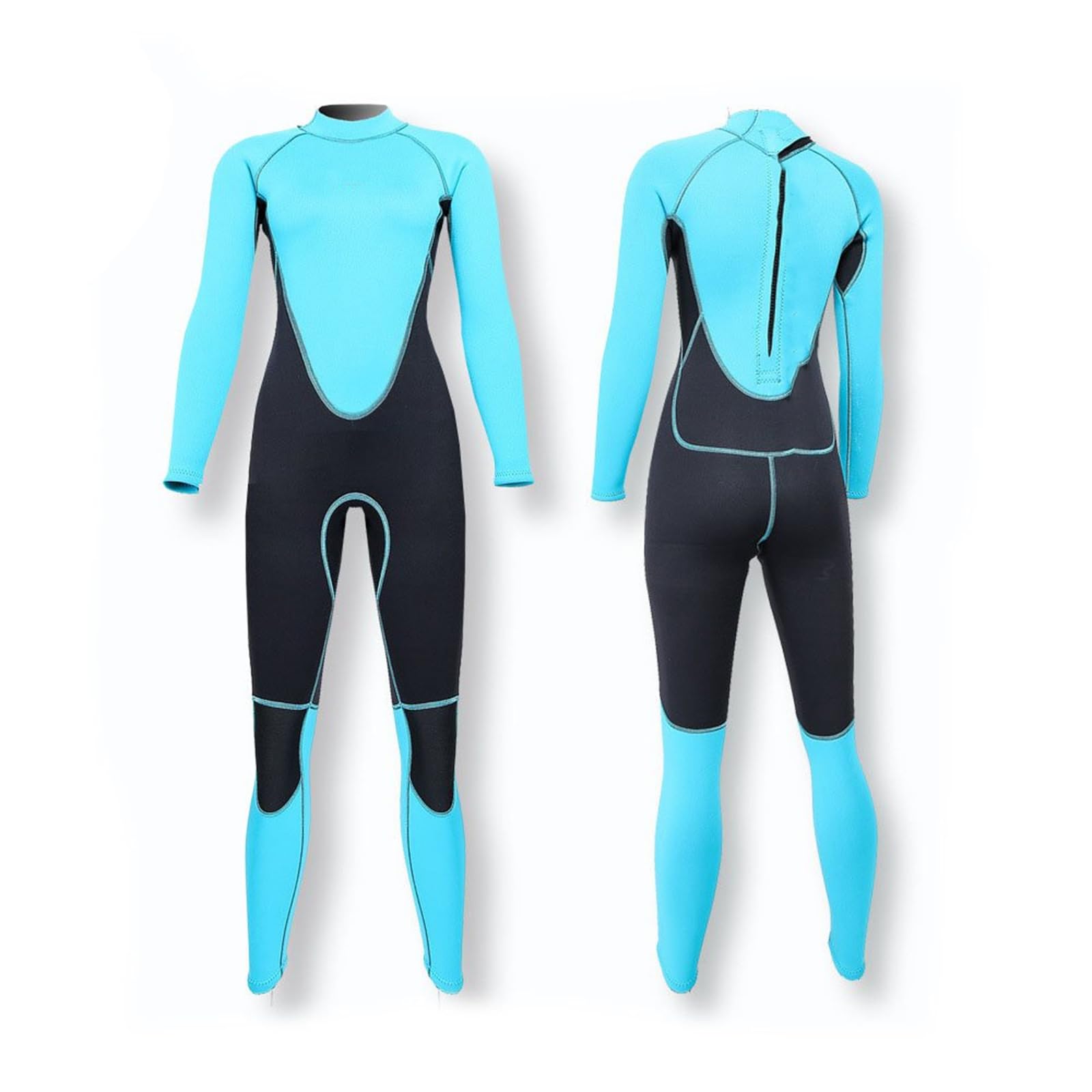 BEIAKE One Pieces Sports Swimming Long Sleeve 3mm Neoprene Full Length Thermal Wetsuits for Diving Surfing Snorkeling