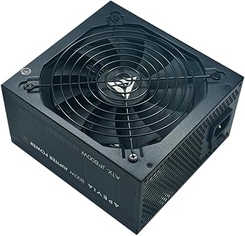 مزود طاقة الألعاب Apevia ATX-JP800W Jupiter 800W 80 Plus المعتمد من البرونز، يدعم وحدات المعالجة المركزية ثنائية/رباعية النواة، SLI/Crossfire/Haswell،