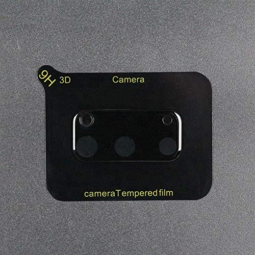 Image of 9H 3D Back Camera Lens Protector Compatible For Oppo F17 Pro [Full Coverage 360 Degree protection Tempered Glass Film Bubble-Free Anti-Scratch Easy Install Ultra-Thin]-(Black)